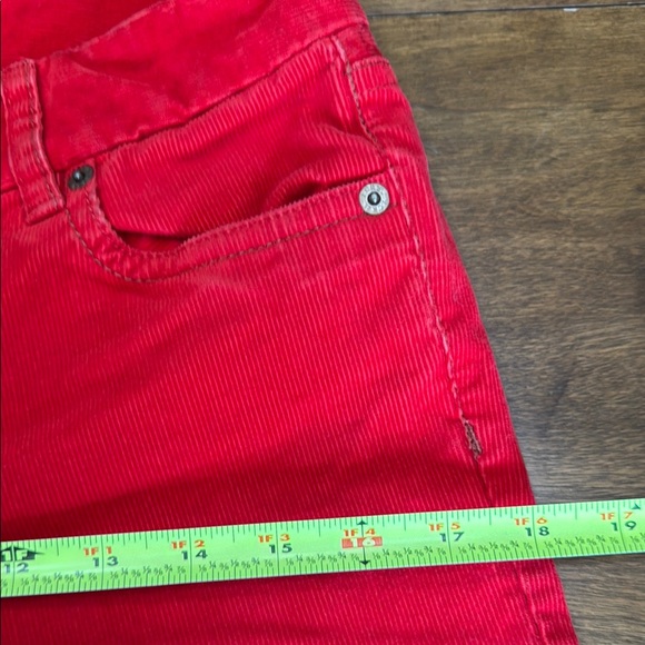 J. Crew Red Corduroy Boot Cut Jeans - Picture 4 of 11